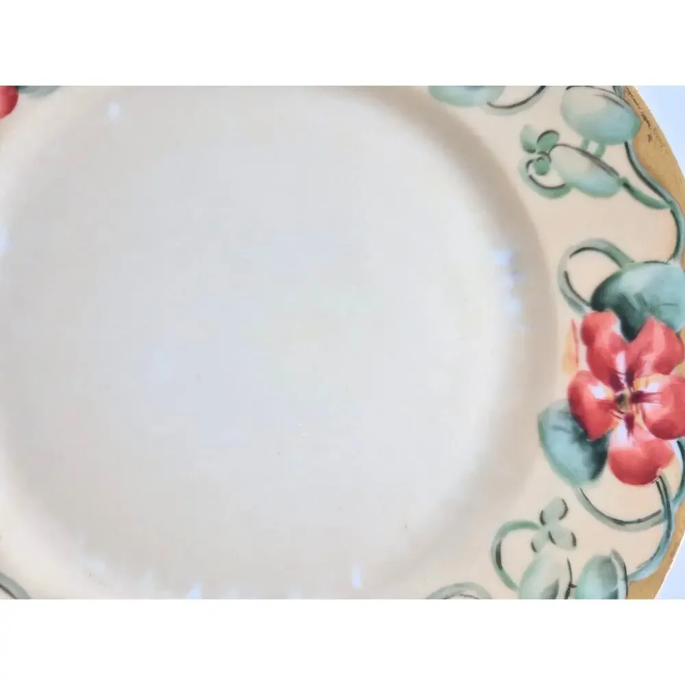Antique Limoges France Dessert Salad Plates Set of 6 Hand Painted 1850 -1900